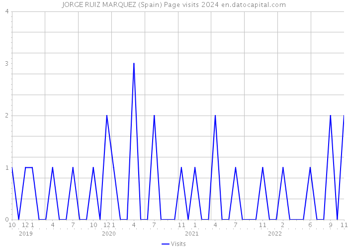 JORGE RUIZ MARQUEZ (Spain) Page visits 2024 