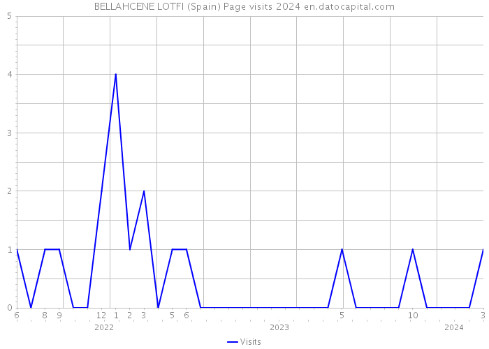 BELLAHCENE LOTFI (Spain) Page visits 2024 