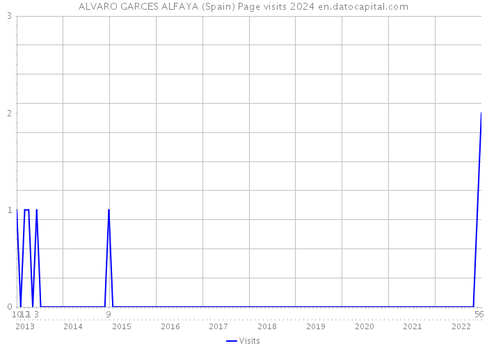 ALVARO GARCES ALFAYA (Spain) Page visits 2024 