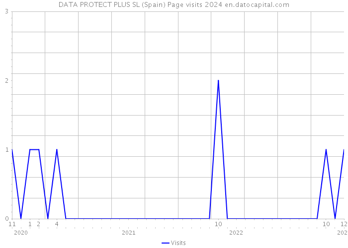 DATA PROTECT PLUS SL (Spain) Page visits 2024 