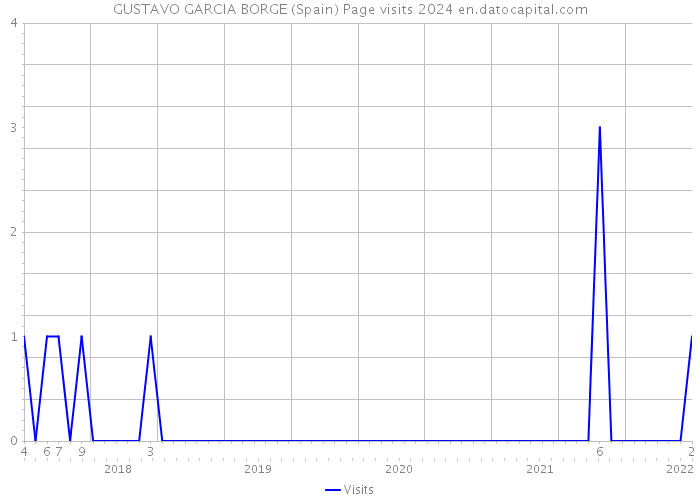 GUSTAVO GARCIA BORGE (Spain) Page visits 2024 