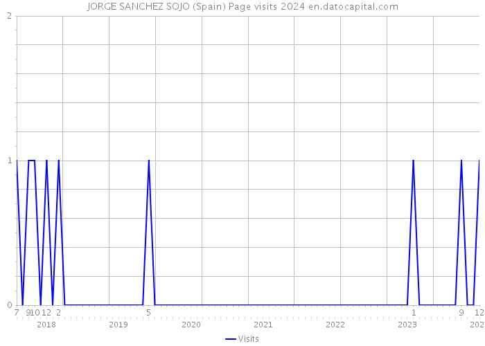 JORGE SANCHEZ SOJO (Spain) Page visits 2024 