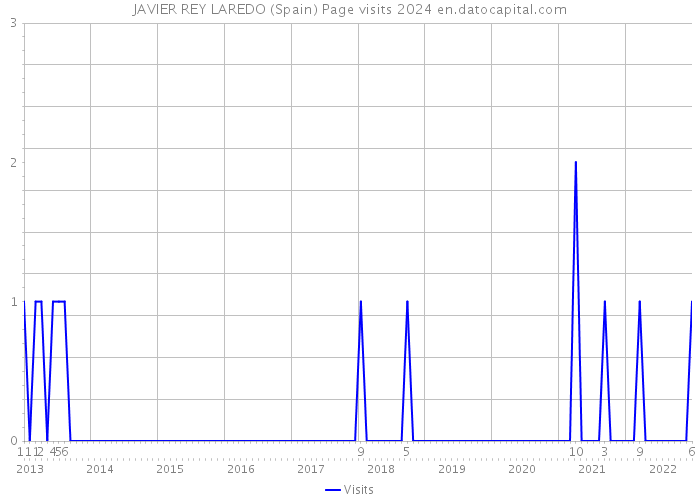 JAVIER REY LAREDO (Spain) Page visits 2024 