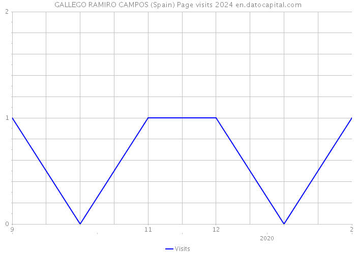 GALLEGO RAMIRO CAMPOS (Spain) Page visits 2024 