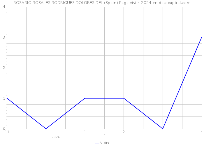 ROSARIO ROSALES RODRIGUEZ DOLORES DEL (Spain) Page visits 2024 