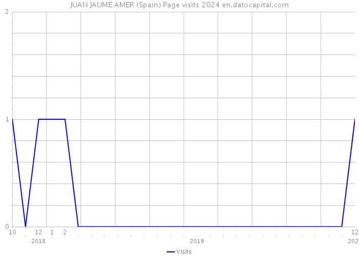 JUAN JAUME AMER (Spain) Page visits 2024 