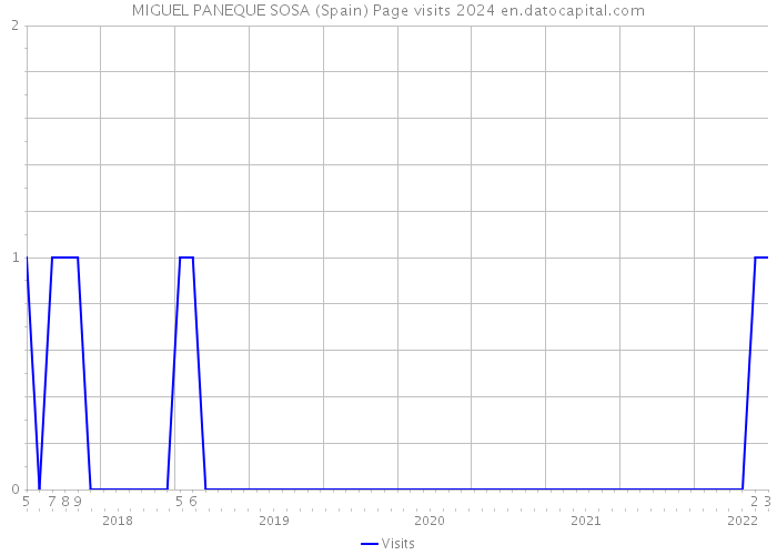 MIGUEL PANEQUE SOSA (Spain) Page visits 2024 