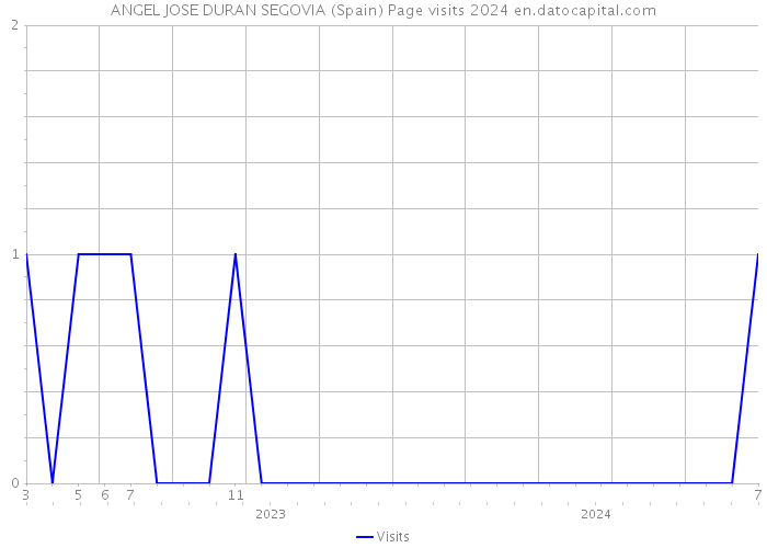 ANGEL JOSE DURAN SEGOVIA (Spain) Page visits 2024 