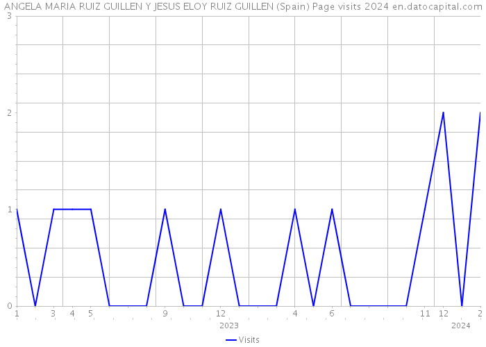 ANGELA MARIA RUIZ GUILLEN Y JESUS ELOY RUIZ GUILLEN (Spain) Page visits 2024 