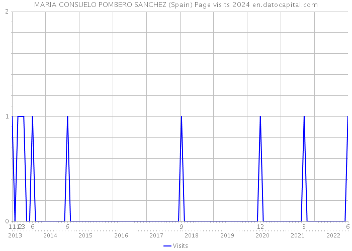 MARIA CONSUELO POMBERO SANCHEZ (Spain) Page visits 2024 