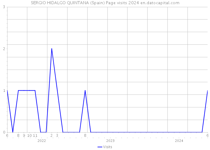 SERGIO HIDALGO QUINTANA (Spain) Page visits 2024 