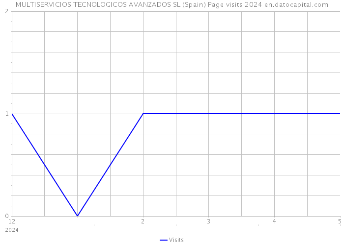 MULTISERVICIOS TECNOLOGICOS AVANZADOS SL (Spain) Page visits 2024 