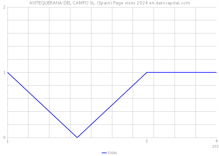 ANTEQUERANA DEL CAMPO SL. (Spain) Page visits 2024 