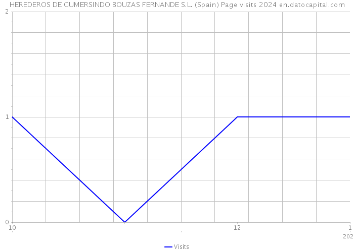 HEREDEROS DE GUMERSINDO BOUZAS FERNANDE S.L. (Spain) Page visits 2024 