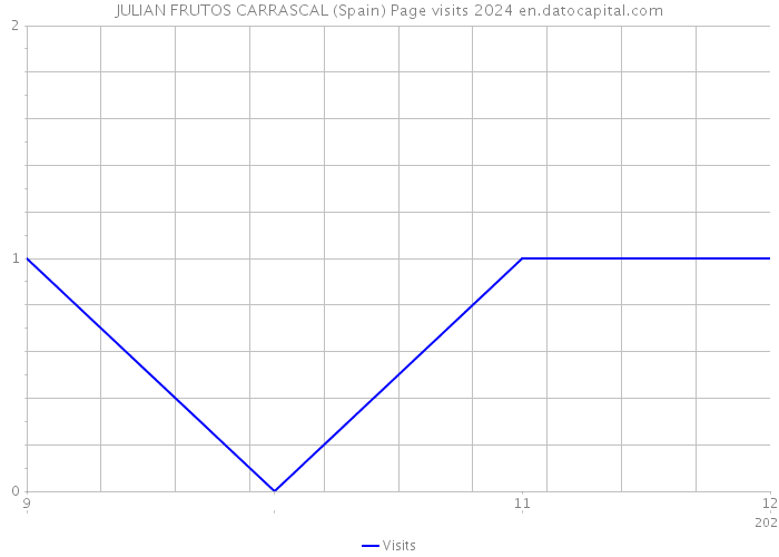 JULIAN FRUTOS CARRASCAL (Spain) Page visits 2024 