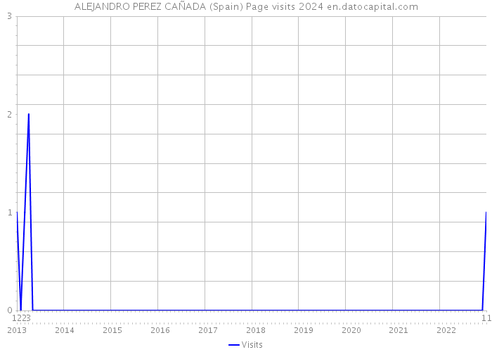 ALEJANDRO PEREZ CAÑADA (Spain) Page visits 2024 