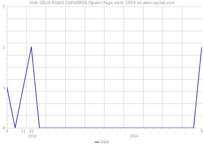 ANA CELIA ROJAS CAPARROS (Spain) Page visits 2024 