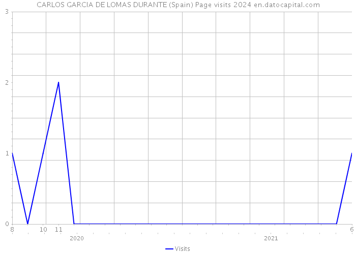 CARLOS GARCIA DE LOMAS DURANTE (Spain) Page visits 2024 