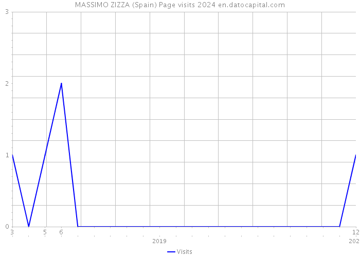 MASSIMO ZIZZA (Spain) Page visits 2024 