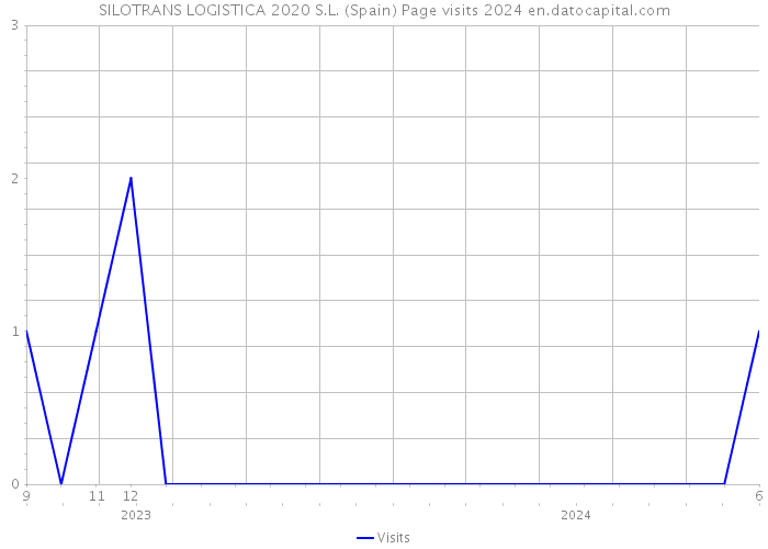 SILOTRANS LOGISTICA 2020 S.L. (Spain) Page visits 2024 