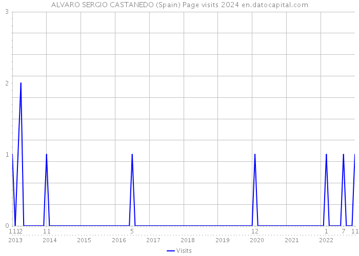 ALVARO SERGIO CASTANEDO (Spain) Page visits 2024 