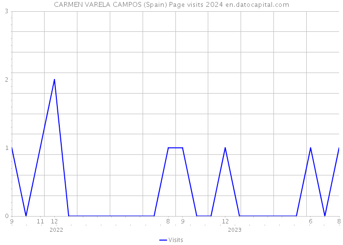 CARMEN VARELA CAMPOS (Spain) Page visits 2024 