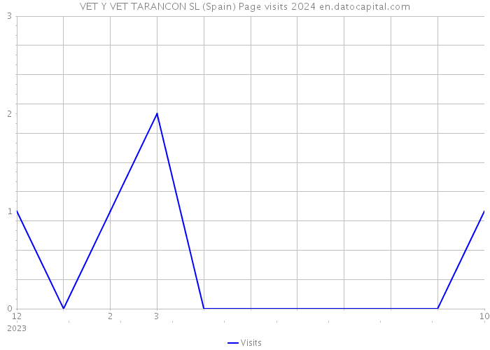 VET Y VET TARANCON SL (Spain) Page visits 2024 
