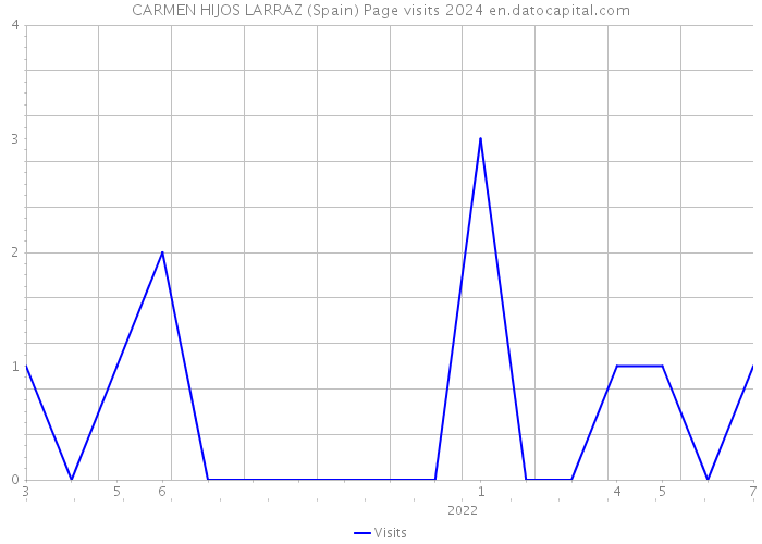 CARMEN HIJOS LARRAZ (Spain) Page visits 2024 