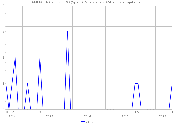 SAMI BOURAS HERRERO (Spain) Page visits 2024 