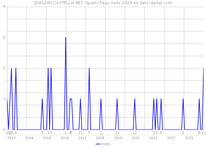 JOAQUIN CASTELLVI REY (Spain) Page visits 2024 