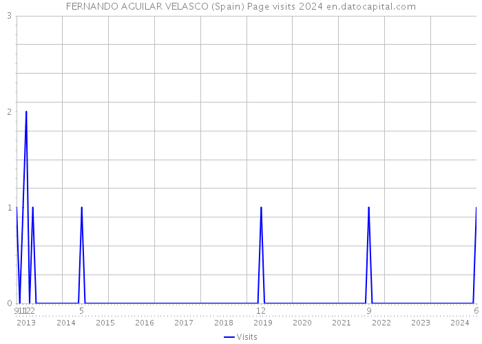 FERNANDO AGUILAR VELASCO (Spain) Page visits 2024 