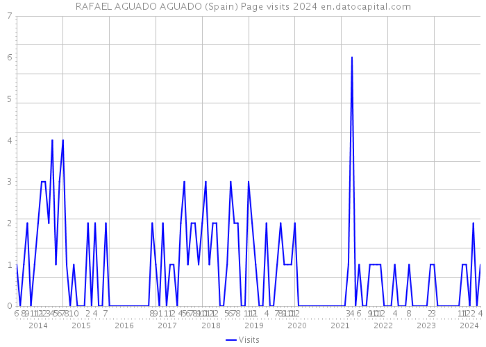 RAFAEL AGUADO AGUADO (Spain) Page visits 2024 