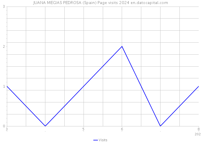 JUANA MEGIAS PEDROSA (Spain) Page visits 2024 