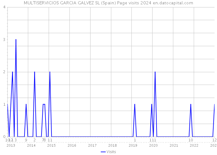 MULTISERVICIOS GARCIA GALVEZ SL (Spain) Page visits 2024 