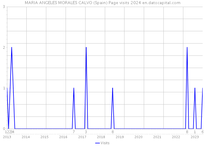 MARIA ANGELES MORALES CALVO (Spain) Page visits 2024 