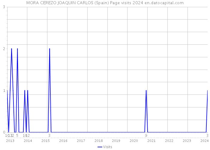 MORA CEREZO JOAQUIN CARLOS (Spain) Page visits 2024 