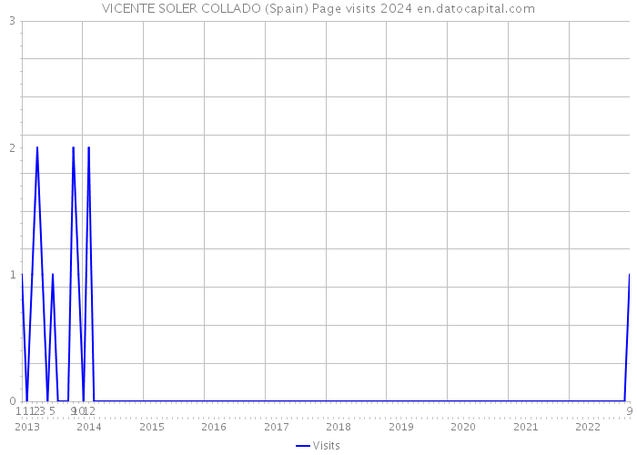 VICENTE SOLER COLLADO (Spain) Page visits 2024 