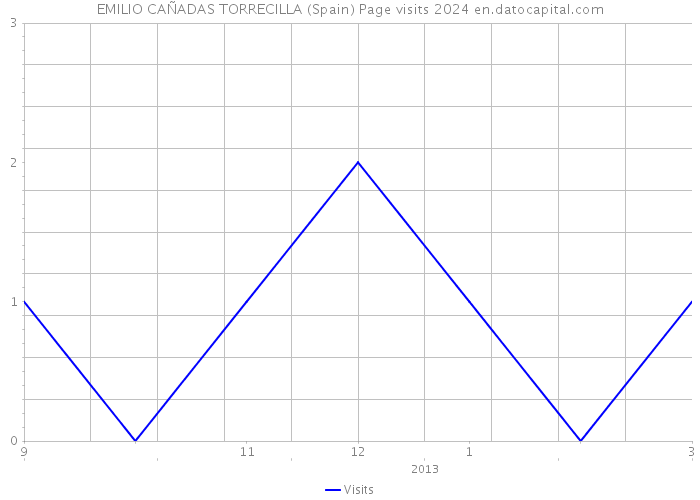 EMILIO CAÑADAS TORRECILLA (Spain) Page visits 2024 