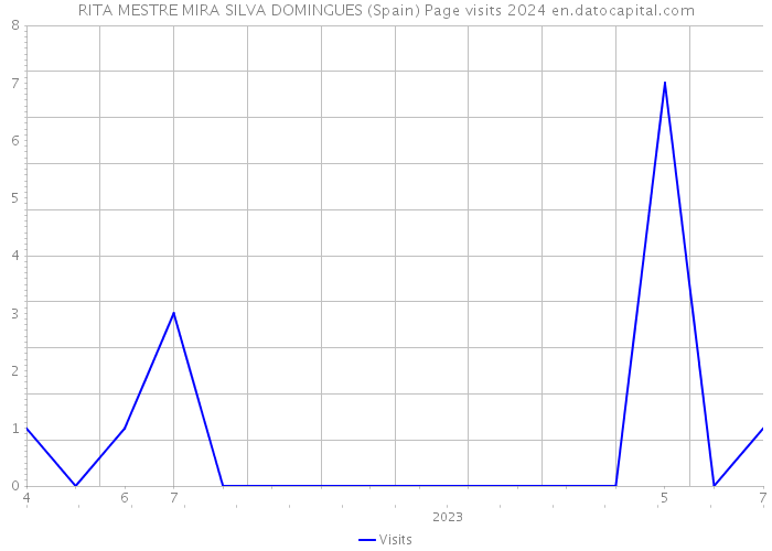 RITA MESTRE MIRA SILVA DOMINGUES (Spain) Page visits 2024 