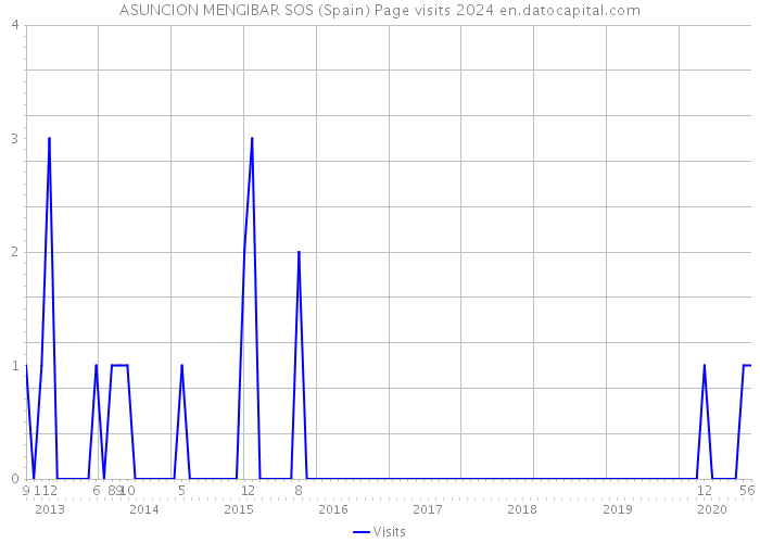ASUNCION MENGIBAR SOS (Spain) Page visits 2024 