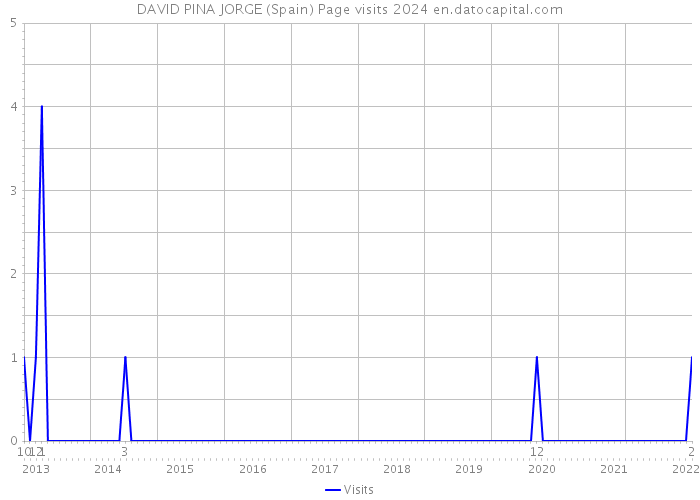 DAVID PINA JORGE (Spain) Page visits 2024 