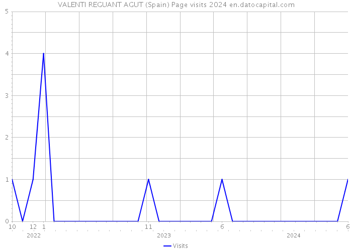 VALENTI REGUANT AGUT (Spain) Page visits 2024 