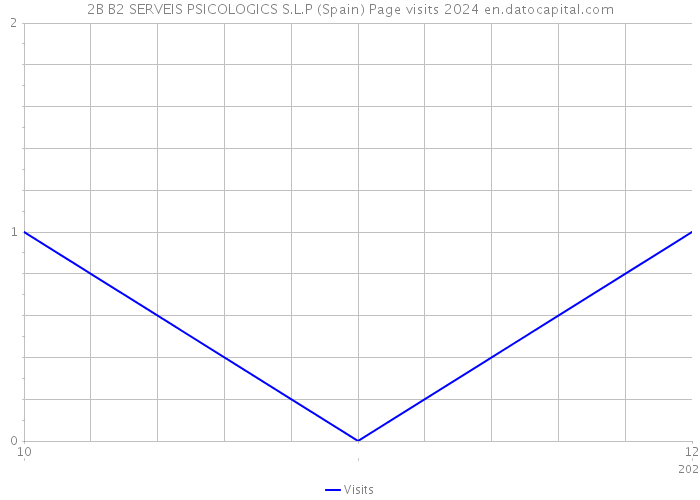 2B B2 SERVEIS PSICOLOGICS S.L.P (Spain) Page visits 2024 