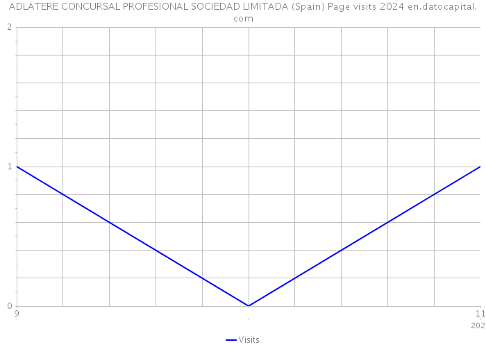 ADLATERE CONCURSAL PROFESIONAL SOCIEDAD LIMITADA (Spain) Page visits 2024 