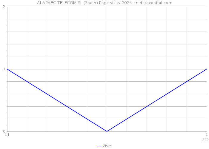 AI APAEC TELECOM SL (Spain) Page visits 2024 