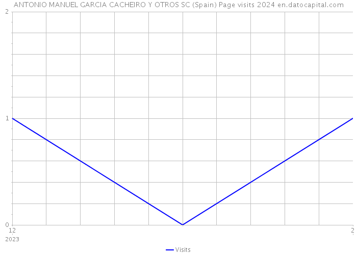 ANTONIO MANUEL GARCIA CACHEIRO Y OTROS SC (Spain) Page visits 2024 