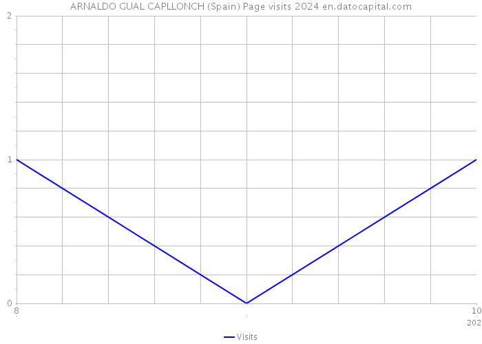 ARNALDO GUAL CAPLLONCH (Spain) Page visits 2024 