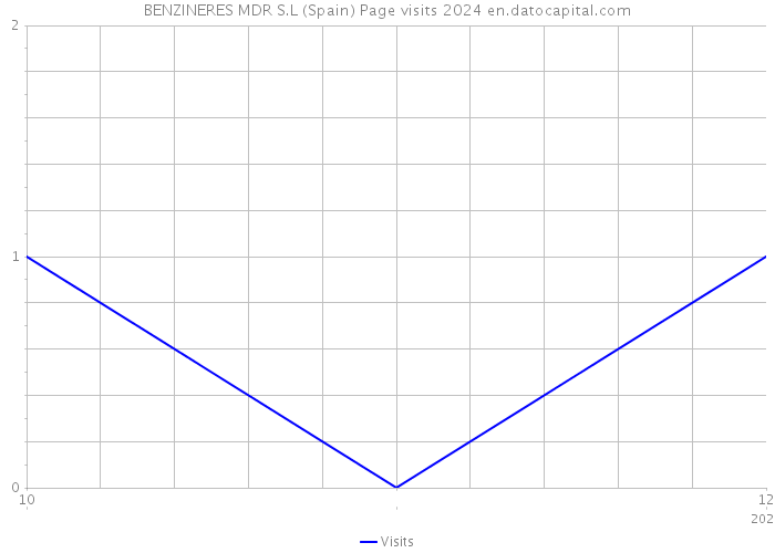 BENZINERES MDR S.L (Spain) Page visits 2024 