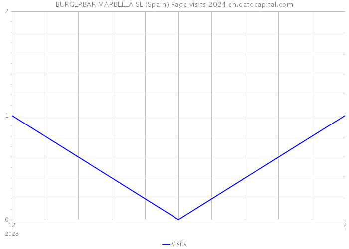 BURGERBAR MARBELLA SL (Spain) Page visits 2024 