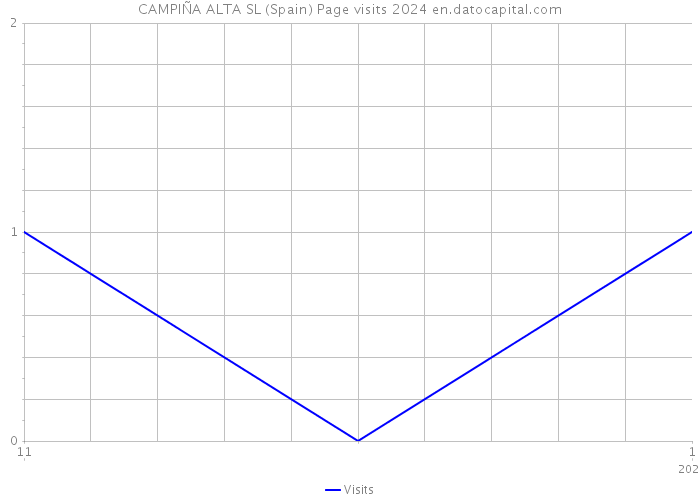 CAMPIÑA ALTA SL (Spain) Page visits 2024 